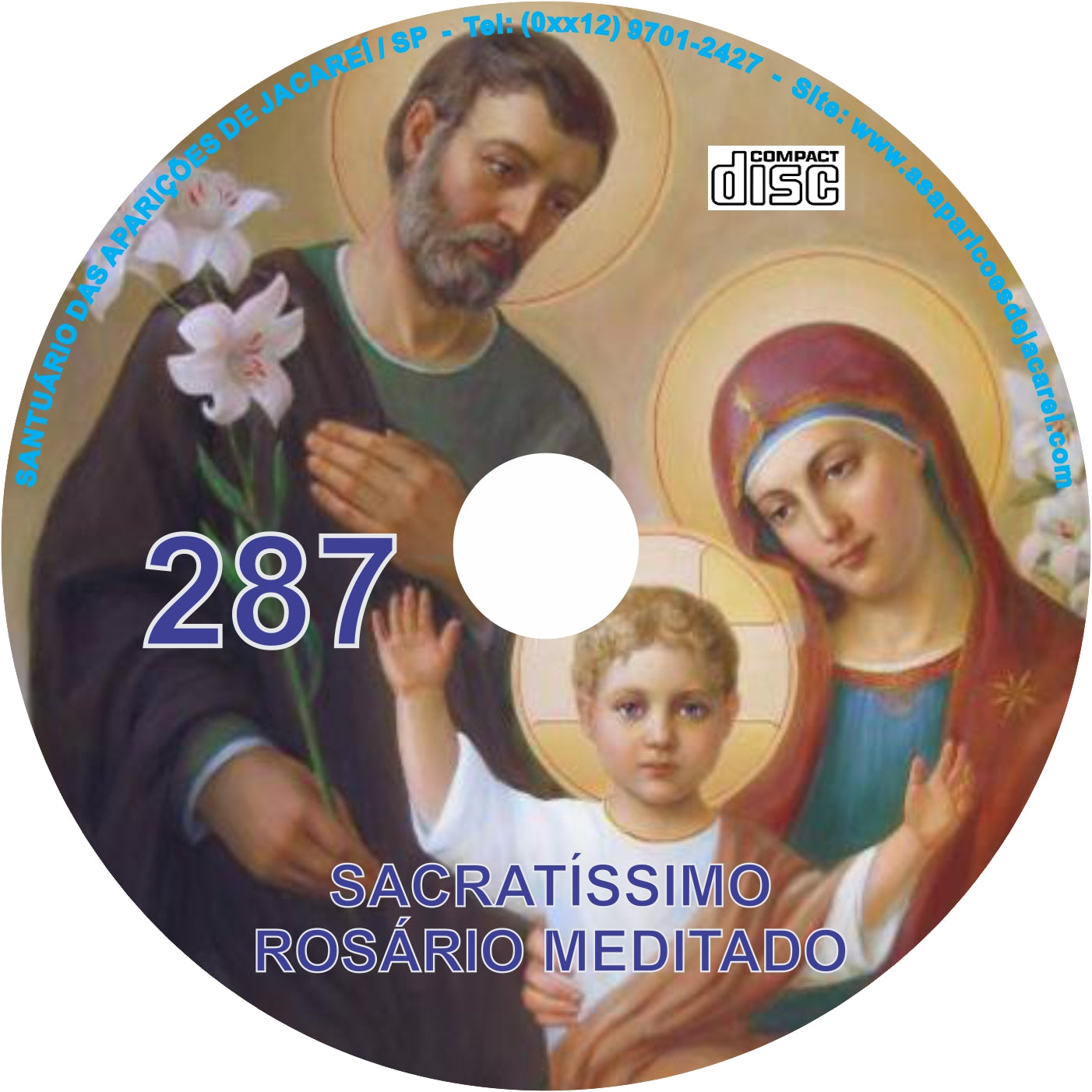 CD Rosário Meditado 287 CD Rosário Meditado 287
